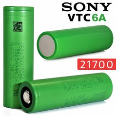 Baterie SONY VTC6A 21700 tvrdá (4000mAh, 30A-40A)