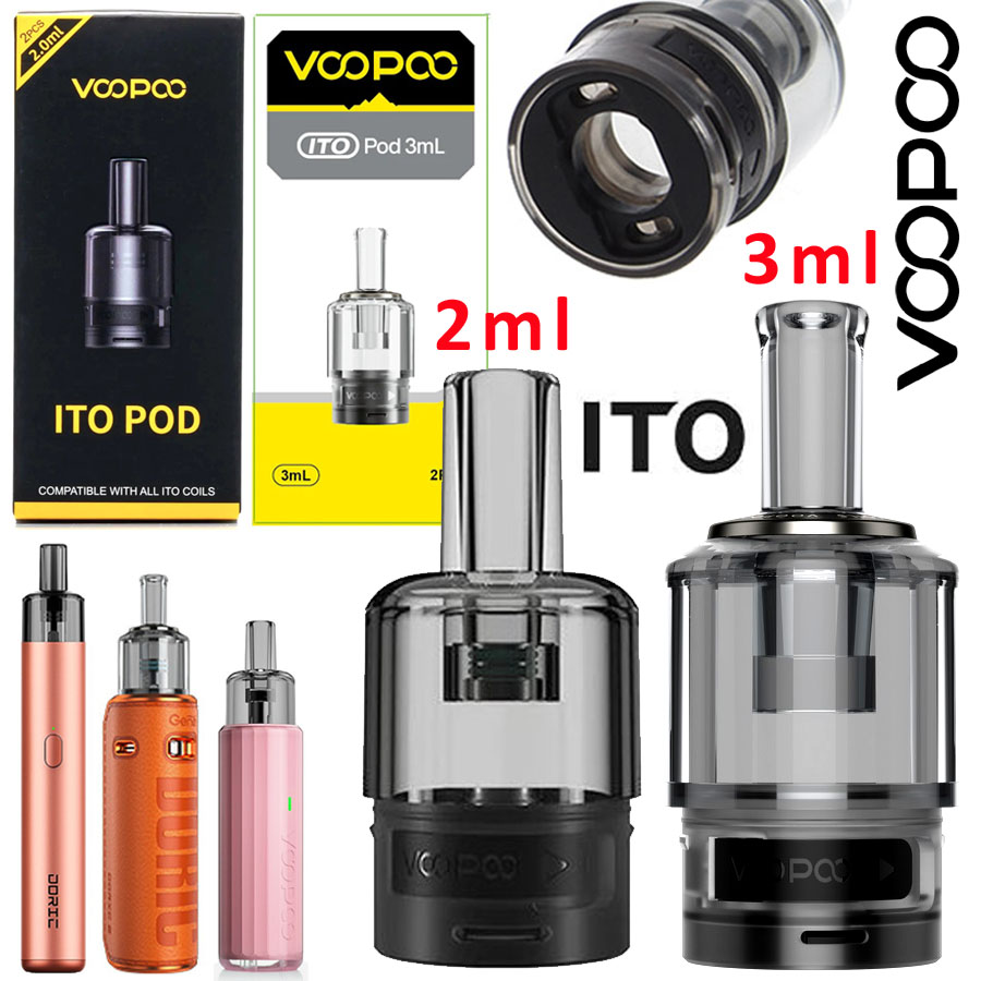 VOOPOO ITO Pods – 2 Ml, 2er-Pack – Perfekt Für Die Doric 20 E-Zigarette