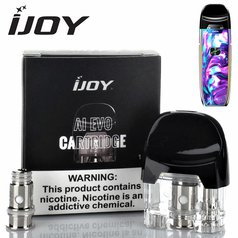 Náhradní cartridge pro IJOY AI EVO Pod (2,8ml)+2x HLAVA 0.7/1.4ohm