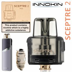 Náhradní cartridge pro Innokin Sceptre 2 (3ml)+2x HLAVA 0.5/0.6ohm