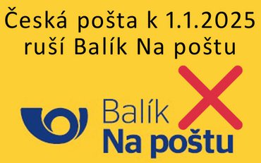 Česká pošta ruší Balík Na poštu