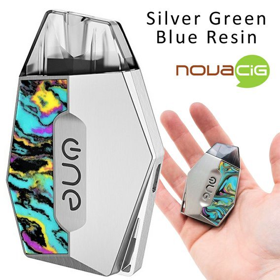 OneVape Lambo 2 Pod silver green blue resin.jpg