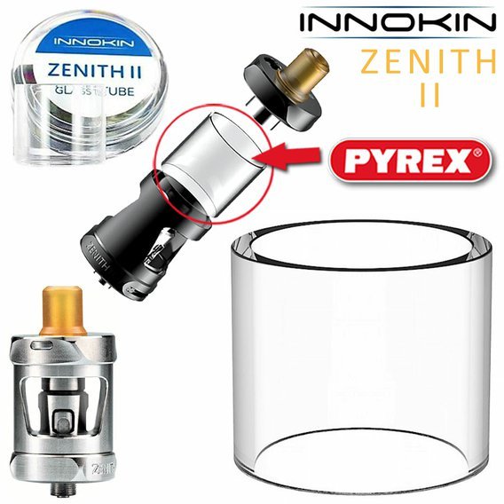 Pyrex tělo tubus pro Innokin Zenith II Tank 5,5ml.jpg