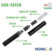 složení e-cigarety eGo-TANCO