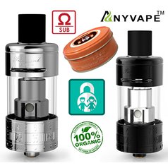 Clearomizer Anyvape Patwitank VB (2ml/0.3ohm/0.5ohm)+HLAVA/PYREX NAVÍC