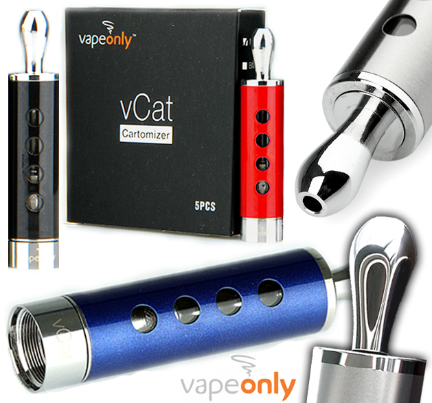 VapeOnly vCat BVC Clearomizer (1,5ml/1.8ohm/Pyrex/Nerez)